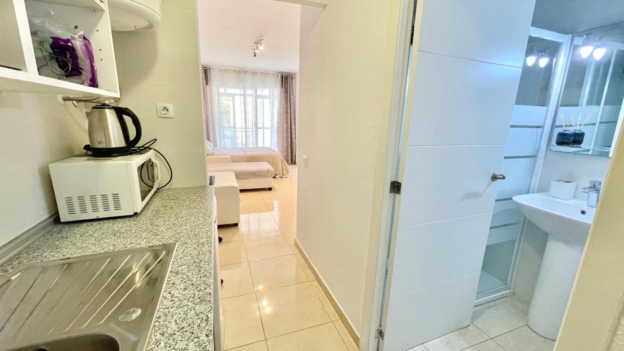 Beach Studio Apartment Hannibal La Cala Finestrat Benidorm Eksteriør bilde
